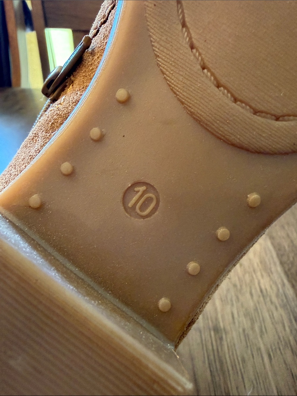 Dibs Women's Size 10 Tan Booties - Picture 8 of 14